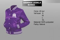 Dámska lesklá bunda